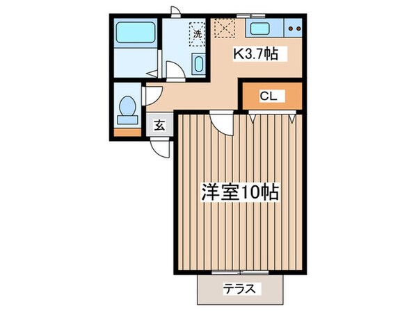 プラネッツ湘南Bの物件間取画像